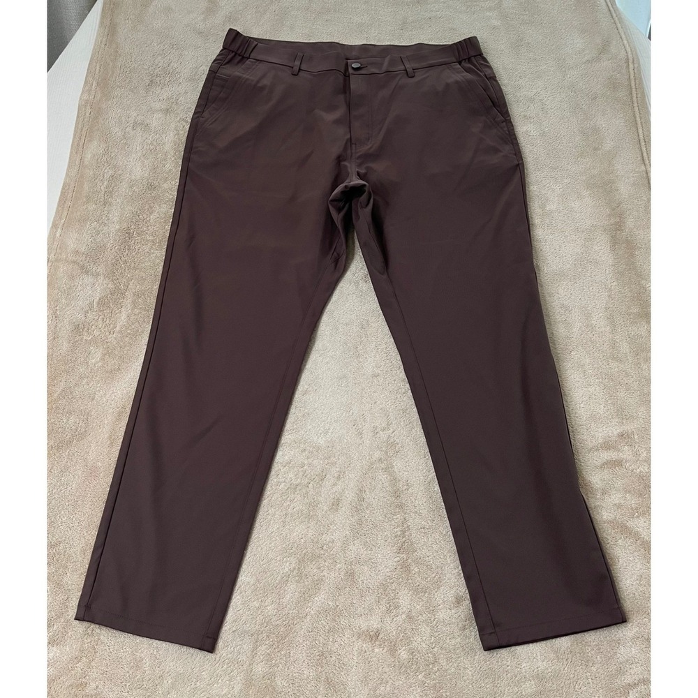 Jack Archer Jetsetter Pants Men's 36x28 Chocolate Brown Slim Fit Tech Chin EUC